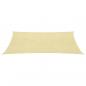 Preview: Sonnensegel 160 g/m² Beige 2,5x4,5 m HDPE