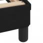 Preview: Bett mit Matratze Schwarz 90x190 cm Samt