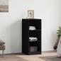 Preview: Kleiderschrank Schwarz 48x41x102 cm Holzwerkstoff