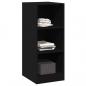 Preview: Kleiderschrank Schwarz 48x41x102 cm Holzwerkstoff