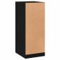 Preview: Kleiderschrank Schwarz 48x41x102 cm Holzwerkstoff