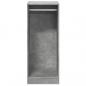 Preview: Kleiderschrank Betongrau 48x41x102 cm Holzwerkstoff