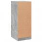 Preview: Kleiderschrank Betongrau 48x41x102 cm Holzwerkstoff