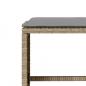 Preview: 4-tlg. Garten-Sofagarnitur mit Kissen Beige Poly Rattan