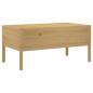 Preview: Couchtisch FLORO Wachsbraun 99x55,5x45 cm Massivholz Kiefer