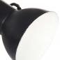 Preview: Wandlampe Industriestil Schwarz 65x25 cm E27