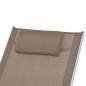 Preview: Garden Schaukelstuhl Taupe Textilene