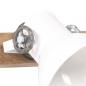 Preview: Wandlampe Industriestil Weiß 90x25 cm E27