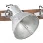 Preview: Wandlampe Industriestil Silbern 65x25 cm E27