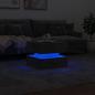 Preview: Couchtisch mit LED-Leuchten Betongrau 50x50x40 cm