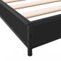 Preview: Bettgestell Schwarz 75x190 cm Holzwerkstoff und Metall