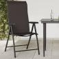 Preview: Gartenstühle 2 Stk. Klappbar Schwarz Kaffeebraun Poly Rattan