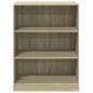 Preview: Kleiderschrank Sonoma-Eiche 77x48x102 cm Holzwerkstoff