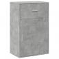 Preview: Beistellschrank Betongrau 56,5x39x90 cm Holzwerkstoff