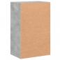 Preview: Beistellschrank Betongrau 56,5x39x90 cm Holzwerkstoff