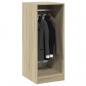 Preview: Kleiderschrank Sonoma-Eiche 48x41x102 cm Holzwerkstoff