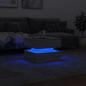 Preview: Couchtisch mit LED-Leuchten Grau Sonoma 50x50x40 cm