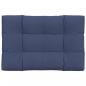 Preview: Palettenkissen Marineblau 120x80x12 cm Stoff