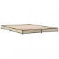 Preview: Bettgestell Sonoma-Eiche 135x190 cm Holzwerkstoff und Metall