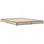 Preview: Bettgestell Sonoma-Eiche 135x190 cm Holzwerkstoff und Metall