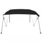 Preview: 4-Bow Bimini-Top Schwarz 236x199x135 cm