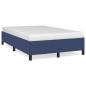 Preview: ARDEBO.de - Bettgestell Blau 120x190 cm Stoff