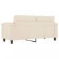 Preview: 2-Sitzer-Sofa Beige 140 cm Mikrofasergewebe