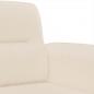 Preview: 2-Sitzer-Sofa Beige 140 cm Mikrofasergewebe