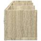 Preview: Wandschrank Sonoma-Eiche 75x18x16,5 cm Holzwerkstoff