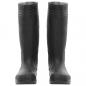 Preview: Gummistiefel Schwarz Größe 38 PVC