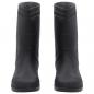 Preview: Gummistiefel Schwarz Größe 41 PVC