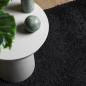 Preview: Shaggy-Teppich PAMPLONA Hochflor Modern Schwarz 100x200 cm