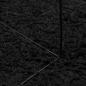 Preview: Shaggy-Teppich PAMPLONA Hochflor Modern Schwarz 100x200 cm