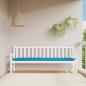 Preview: ARDEBO.de - Gartenbank-Auflage Hellblau 200x50x7 cm Oxford-Gewebe