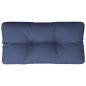 Preview: Palettenkissen Marineblau 80x40x12 cm Stoff