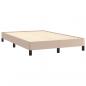 Preview: Boxspringbett Matratze Cappuccino-Braun 120x190 cm Kunstleder