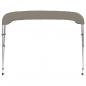 Preview: 3-Bow Bimini-Top Grau 183x152x133 cm