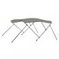 Preview: 3-Bow Bimini-Top Grau 184x189x135 cm