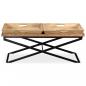 Preview: Couchtisch Mangoholz Massiv 110 x 55 x 42 cm 