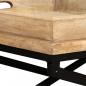 Preview: Couchtisch Mangoholz Massiv 110 x 55 x 42 cm 