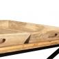 Preview: Couchtisch Mangoholz Massiv 110 x 55 x 42 cm 