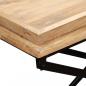 Preview: Couchtisch Mangoholz Massiv 110 x 55 x 42 cm 