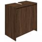 Preview: Badschrank Braun Eichen-Optik 60x33x61 cm Holzwerkstoff