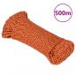 Preview: ARDEBO.de - Bootsseil Orange 3 mm 500 m Polypropylen