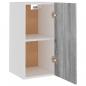 Preview: Hängeschrank Grau Sonoma 29,5x31x60 cm Holzwerkstoff