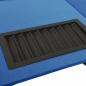 Preview: Pokertisch 10 Spieler mit Chipablage Blau 160x80x75 cm