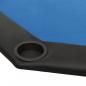 Preview: Pokertisch Klappbar 8 Spieler Blau 108x108x75 cm