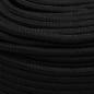 Preview: Arbeitsseil Schwarz 6 mm 100 m Polyester