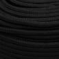 Preview: Arbeitsseil Schwarz 8 mm 100 m Polyester