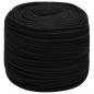 Preview: Arbeitsseil Schwarz 8 mm 50 m Polyester